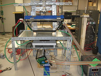 Experimental Setup DC Plastika Metalica Top and Bottom Scintillators GEM Detector photo.jpg