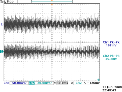Noise level on Metalica and Plastika using VPI PostAmp PreAmp 6 3V HVon 1400V.png